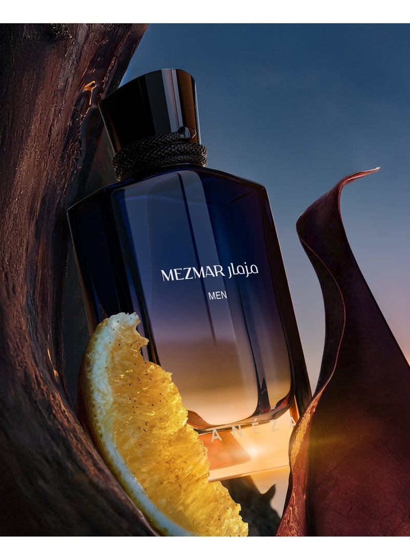 Canéza Mezmar Men Eau de Parfum - Fresh Aromatic Scent with Bergamot, Lavender, Patchouli & Musk | Smooth Long-Lasting Masculine Fragrance | 100ML - Image 2